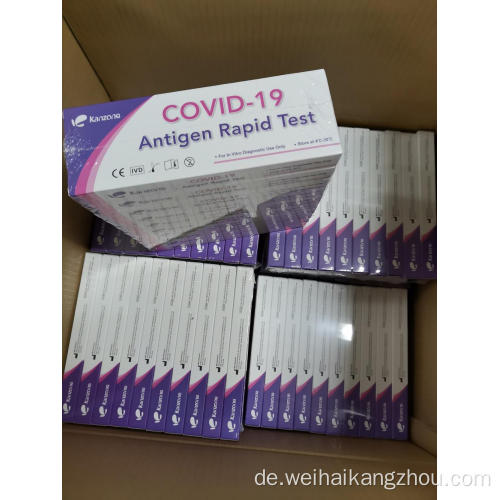 Quick Check -Testing Covid -19 -Antigen -Test überprüfen